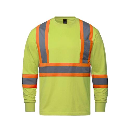 Paramount - Cotton Long Sleeve Hi-Vis T-Shirt Thumbnail